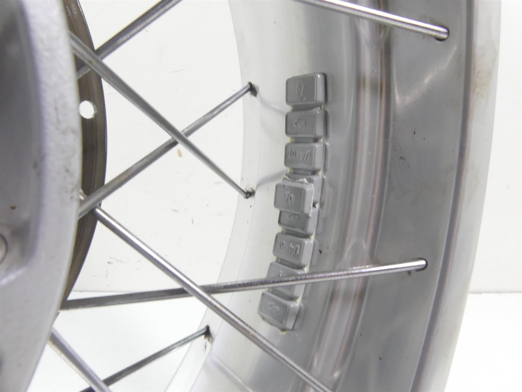 1999 BMW R1100 GS 259E Nice Straight Rear 4x17 Behr Wheel Rim 36312314932 {{ shop.shopifyCountryName }} - Mototech271
