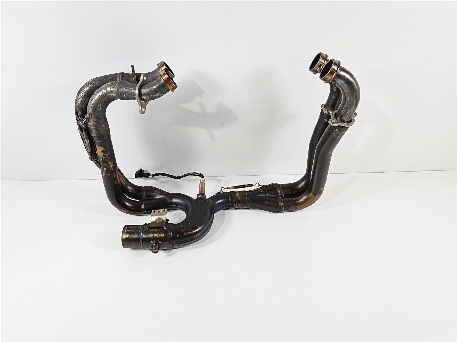 2014 Aprilia RSV4 RR Factory Oem Stock Exhaust Pipe Header Set 8587414 {{ shop.shopifyCountryName }} - Mototech271