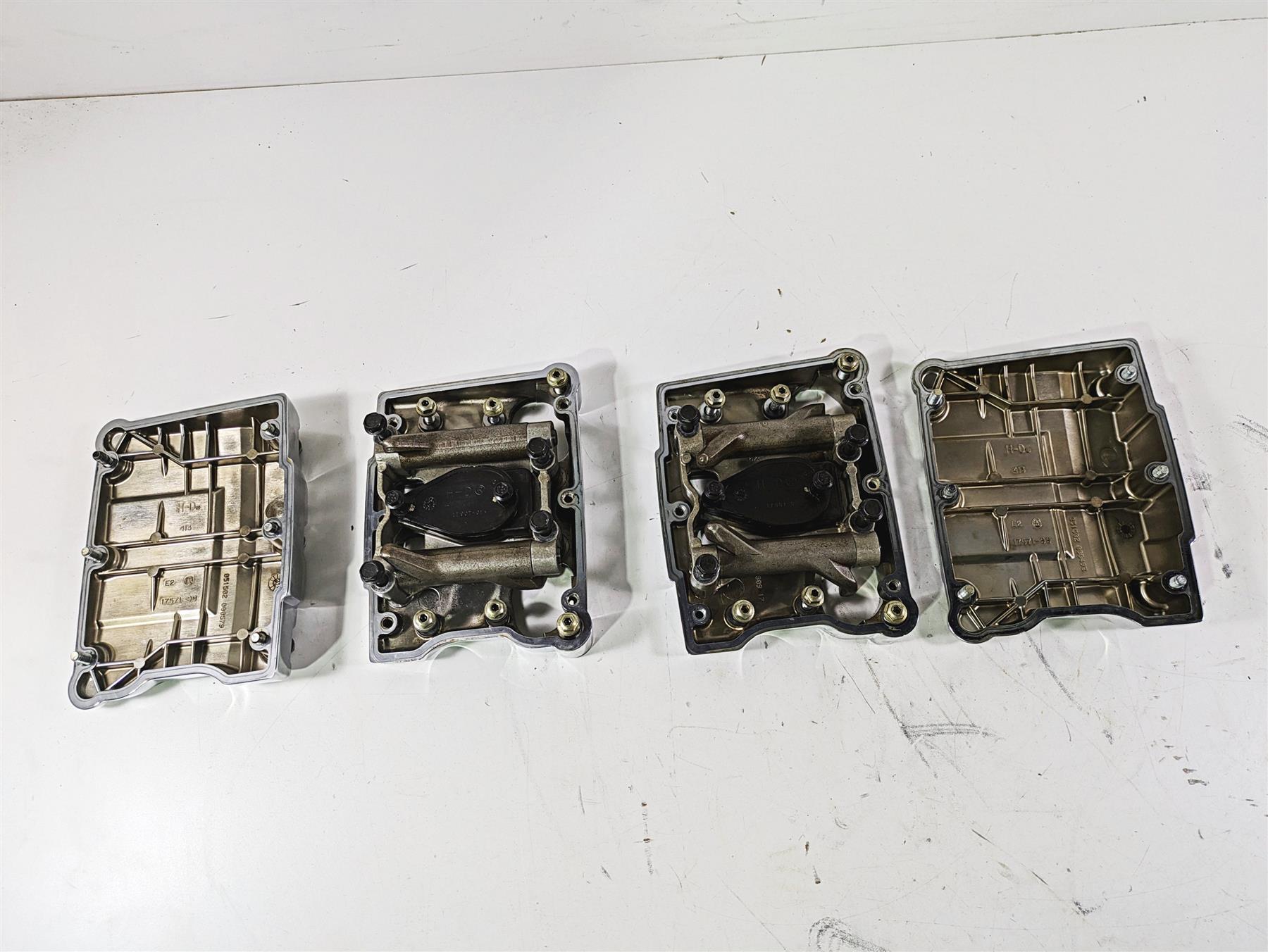 2003 Harley Dyna FXDL Low Rider 100TH Rocker Box Valve Cover Set 17571-99 {{ shop.shopifyCountryName }} - Mototech271