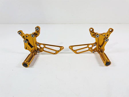 2007 Mv Agusta F4 1000R 312 Golden Aftermarket Foot Peg Rearset-Mototech271