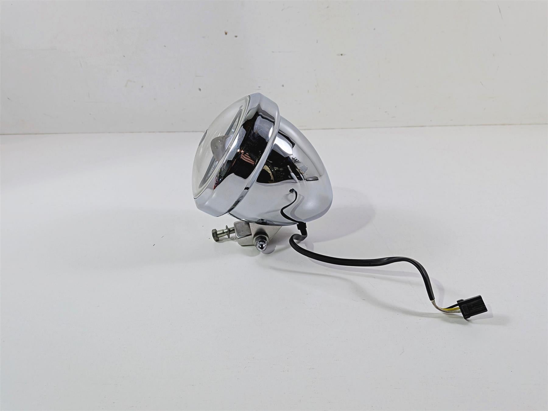 2009 Harley FXCWC Softail Rocker Headlight Head Light Lamp & Mount 69453-08 {{ shop.shopifyCountryName }} - Mototech271