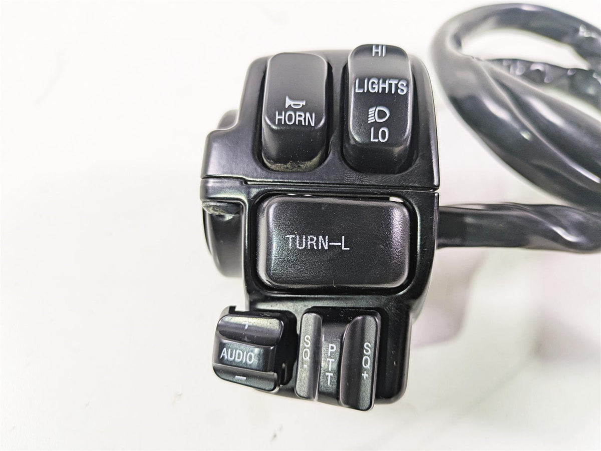 1999 Harley Touring FLHTCUI E-Glide Left Hand Control Switch Audio 71682-06A {{ shop.shopifyCountryName }} - Mototech271