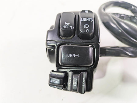 1999 Harley Touring FLHTCUI E-Glide Left Hand Control Switch Audio 71682-06A {{ shop.shopifyCountryName }} - Mototech271