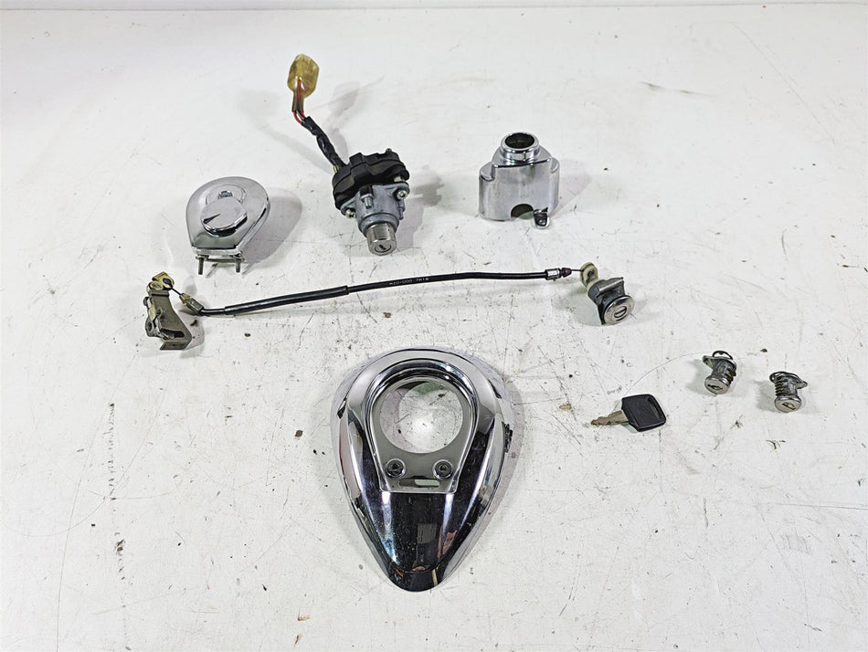 1998 Honda GL1500 Valkyrie Tour Ignition Switch Key Lock Set 35010-MZ0-700 {{ shop.shopifyCountryName }} - Mototech271