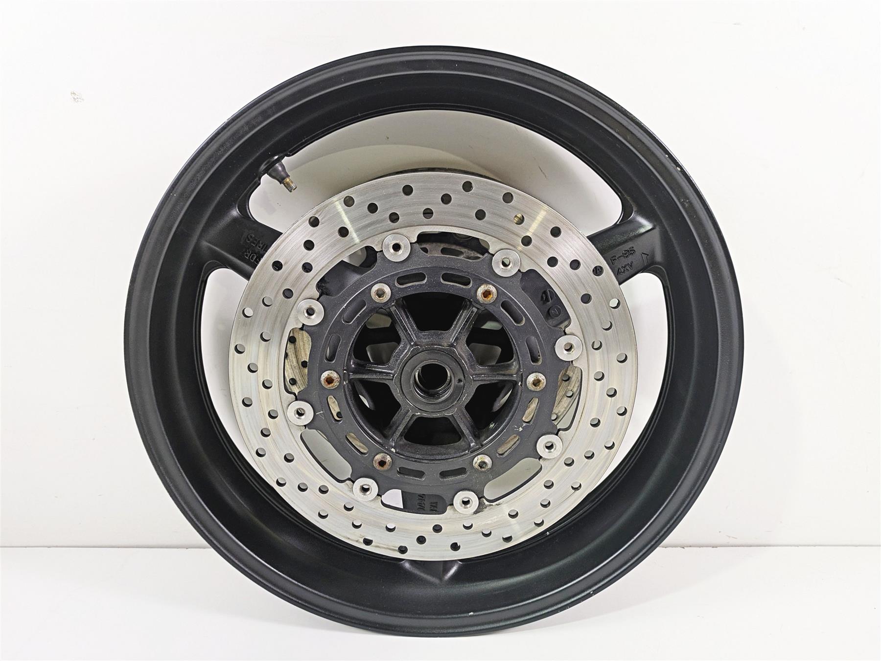 2002 Yamaha YZFR1 R1 Straight 17x3.5 Front Wheel Rim 5PW-25168-00-33 {{ shop.shopifyCountryName }} - Mototech271