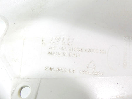 2016 KTM 1290 Super Duke R Rear Side Fairing Cover Set 61308041000 61308042000 {{ shop.shopifyCountryName }} - Mototech271