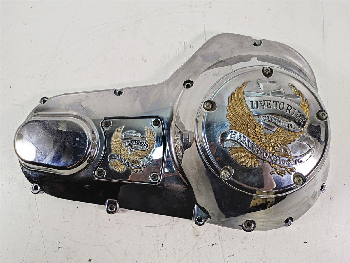 2005 Harley Touring FLHTCUI Electra Glide Outer Primary Drive Cover 60685-04 {{ shop.shopifyCountryName }} - Mototech271