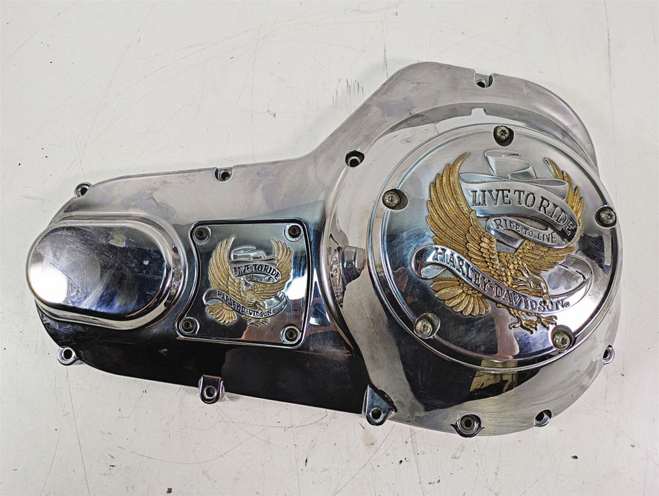 2005 Harley Touring FLHTCUI Electra Glide Outer Primary Drive Cover 60685-04 {{ shop.shopifyCountryName }} - Mototech271