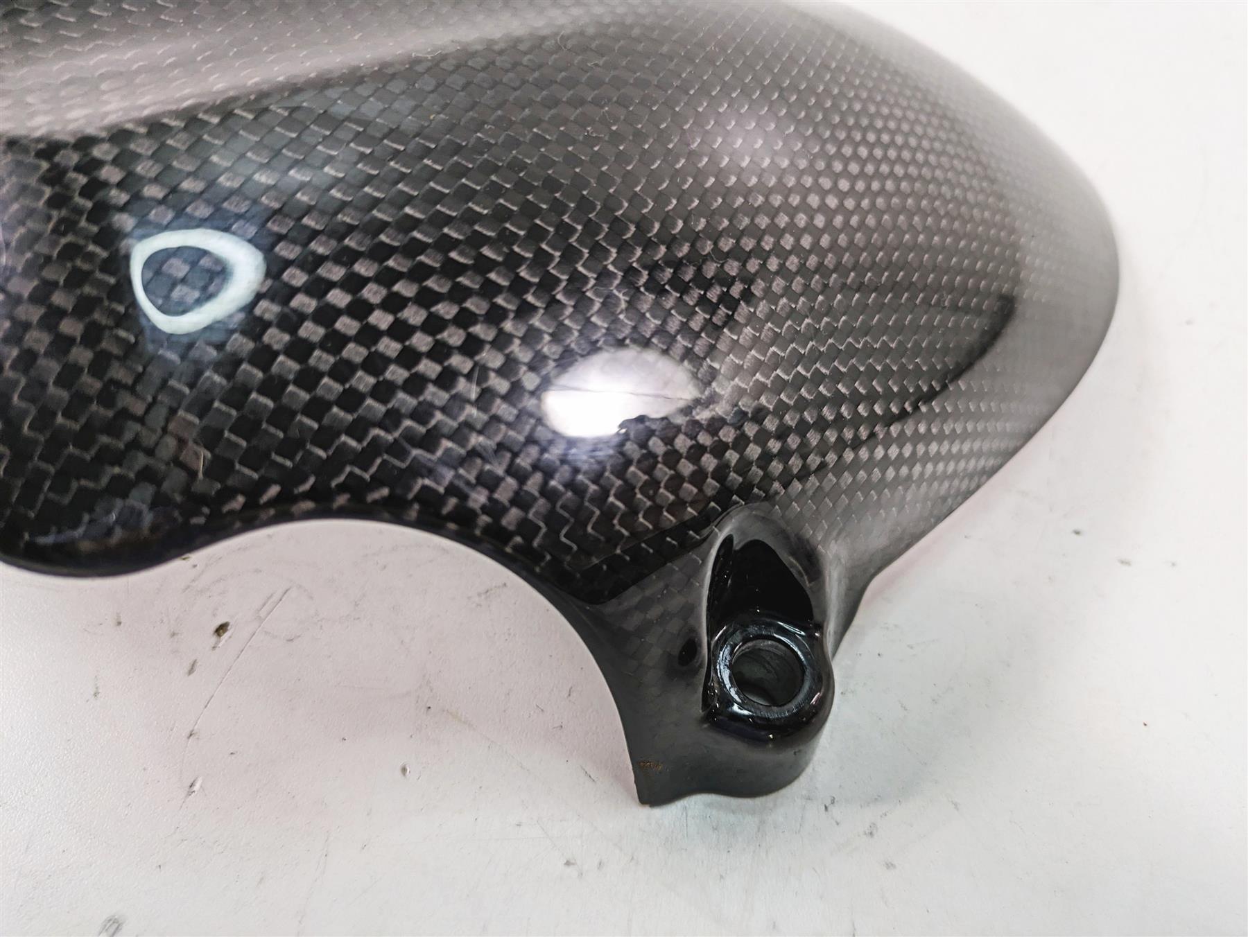 2011 Ducati Hypermotard 1100 Evo SP Front Lower Carbon Fiber Fender 56410721E {{ shop.shopifyCountryName }} - Mototech271