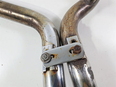 2005 Harley Softail FLSTFSE CVO Fat Boy Drag Straight Exhaust Pipe Set-Mototech271
