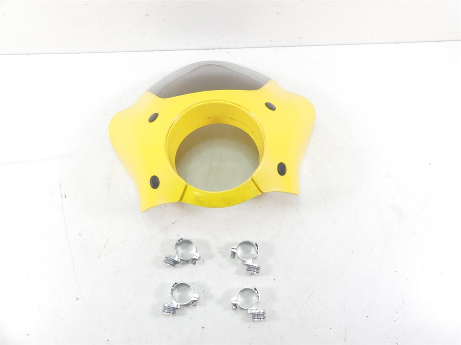 2000 Harley Dyna FXR4 CVO Super Glide Windshield Headlight Cover Fairing Mask {{ shop.shopifyCountryName }} - Mototech271