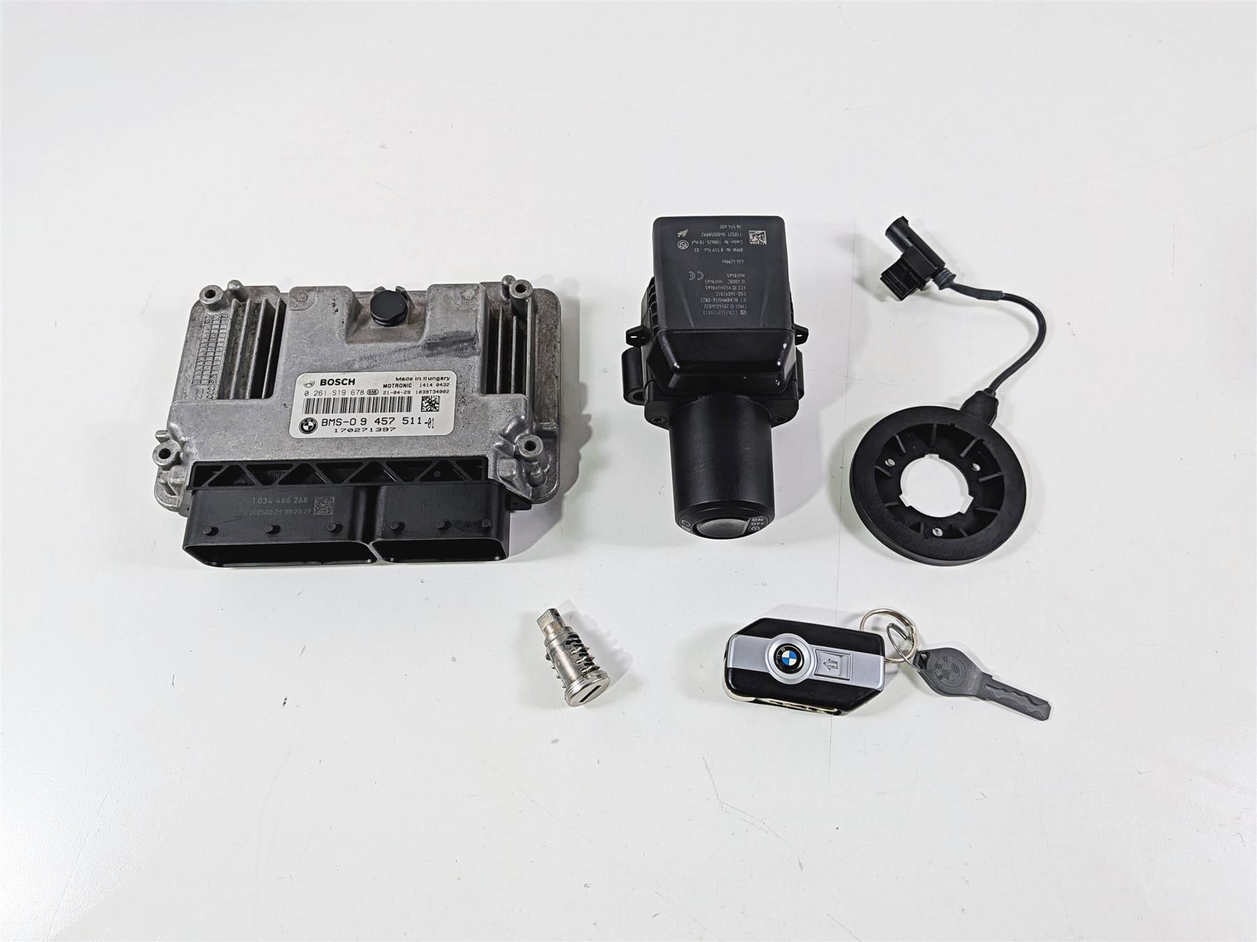 2021 BMW R1250GS K51 Adventure Cdi Ecm Handsfree Ignition Switch Key 13619457511-Mototech271