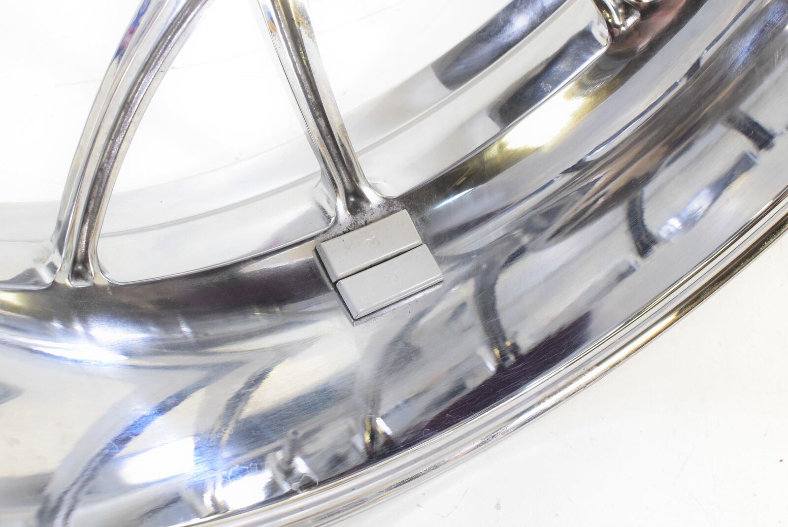 2008 Ducati 848 Straight Chrome Wheel Rim Set 17x3.5 17x5.5 50121161AB 50221341A {{ shop.shopifyCountryName }} - Mototech271
