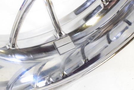 2008 Ducati 848 Straight Chrome Wheel Rim Set 17x3.5 17x5.5 50121161AB 50221341A {{ shop.shopifyCountryName }} - Mototech271