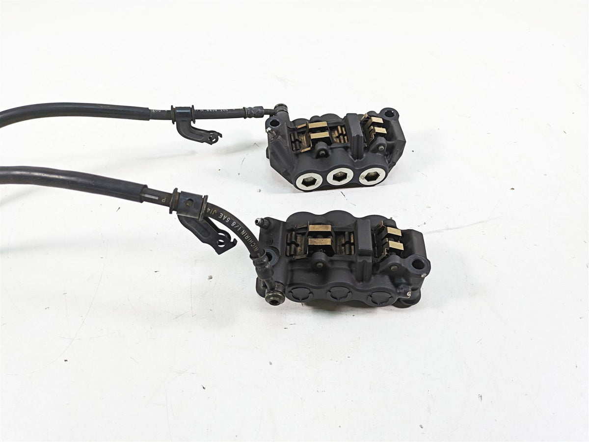 2007 Yamaha R1 YZFR1 6 Piston Front Brake Caliper + Lines Set 4C8-2580T-00-00 {{ shop.shopifyCountryName }} - Mototech271