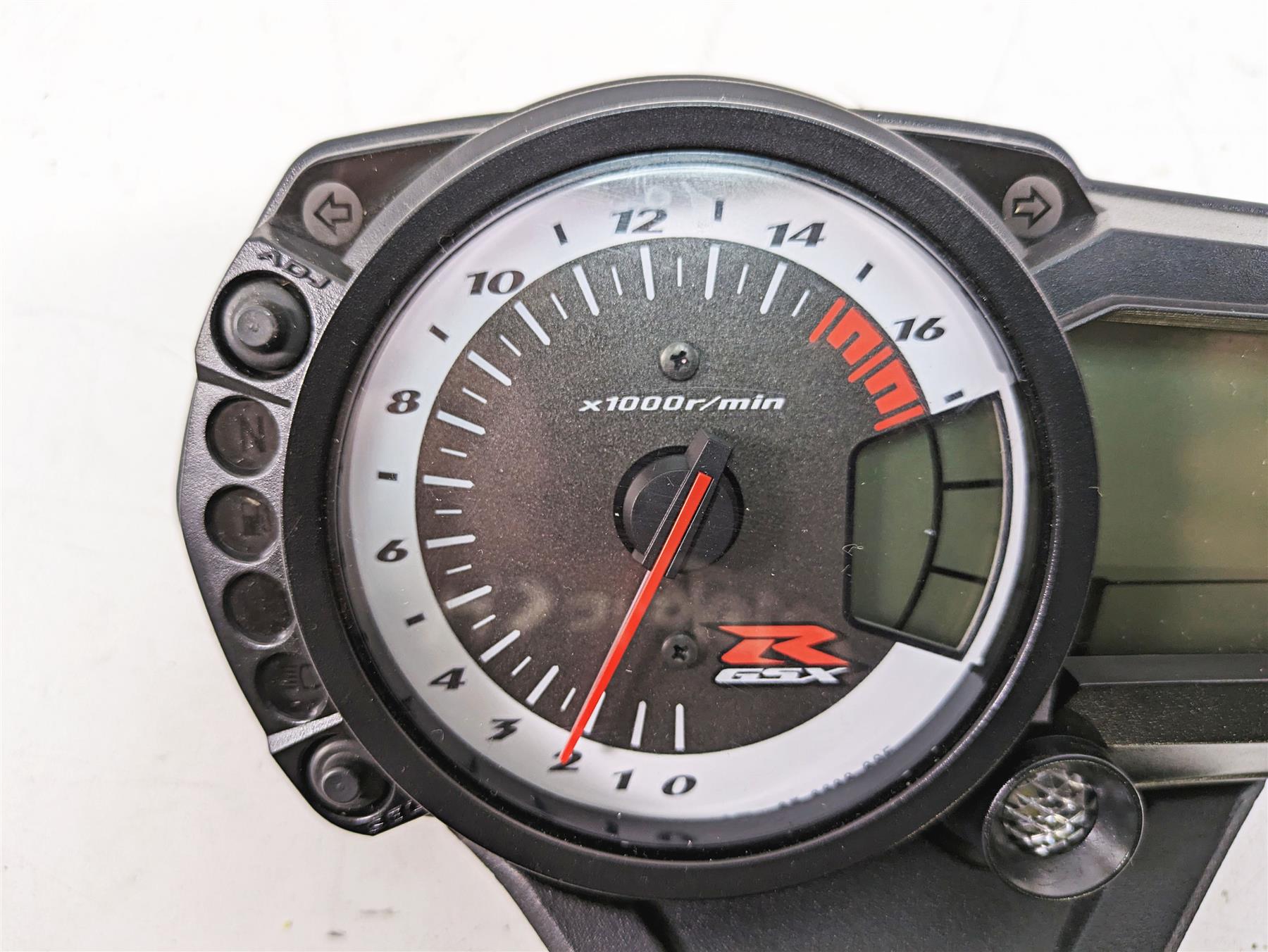 2009 Suzuki GSXR750 K9 Speedometer Speedo Gauge Instrument - 25k 34120-38H20 {{ shop.shopifyCountryName }} - Mototech271