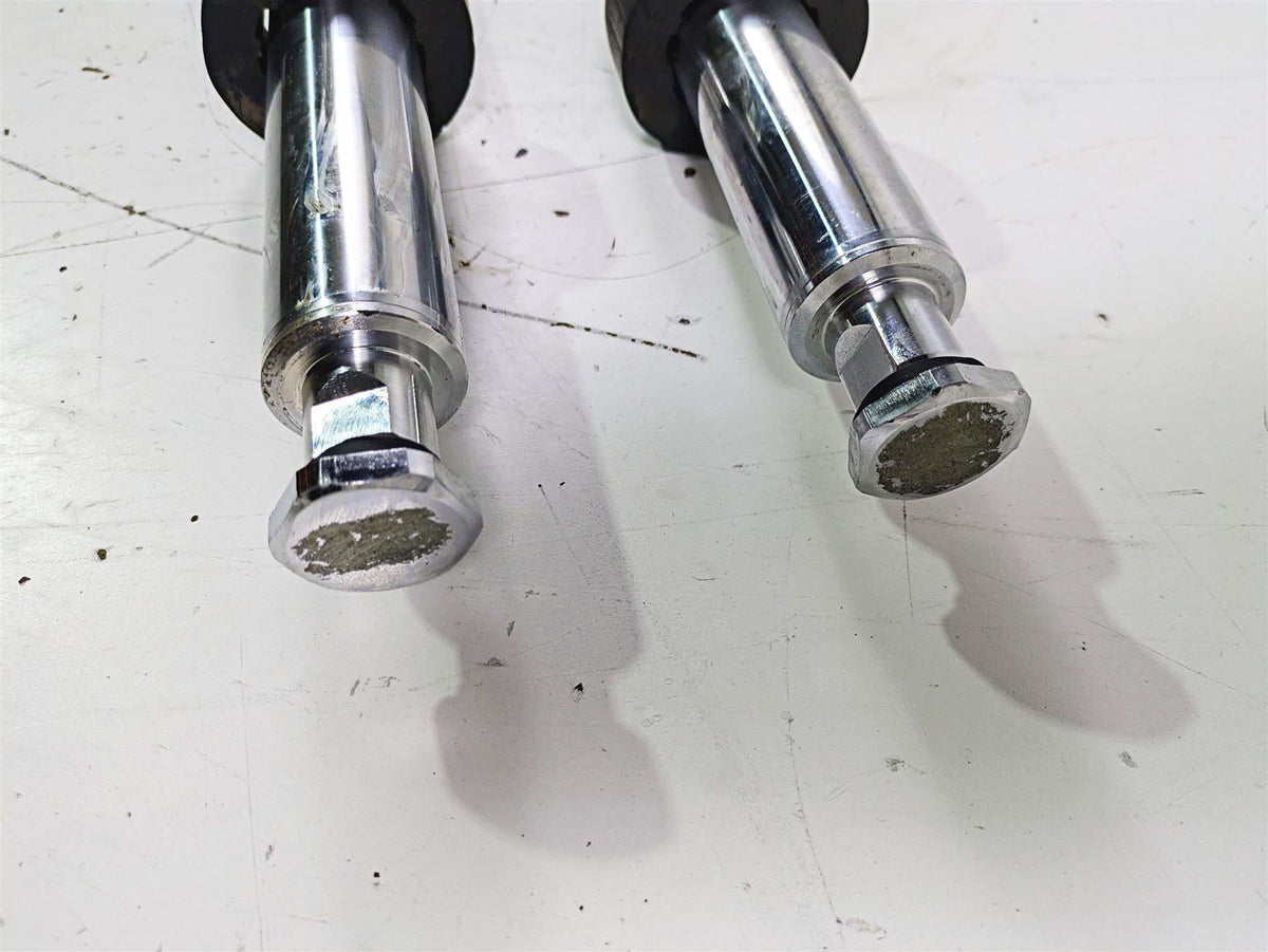 2003 Harley Touring FLHTCUI E-Glide 100th Chrome Front Fork Legs 41mm 46495-02A {{ shop.shopifyCountryName }} - Mototech271