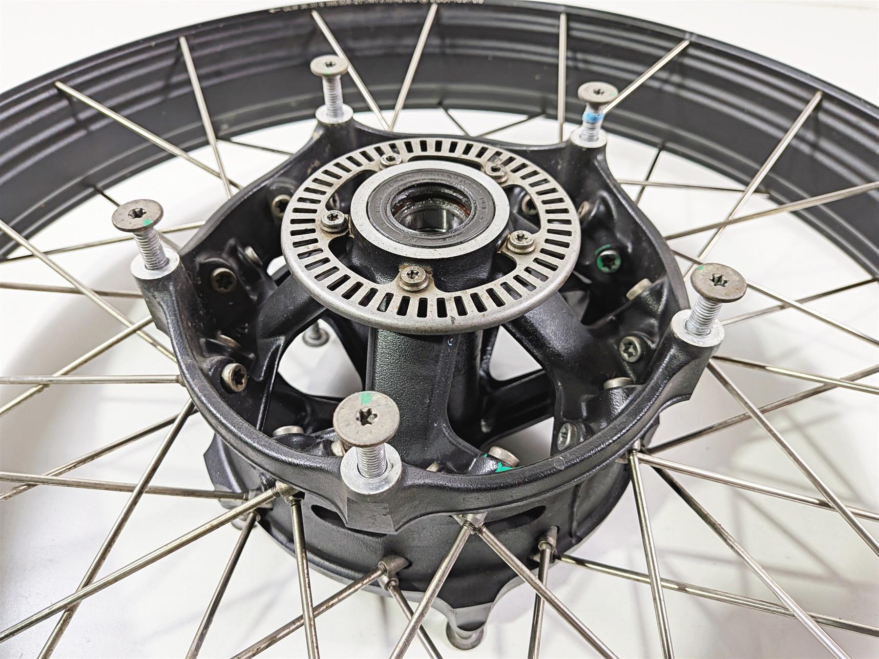 2023 BMW F850GS K81 Front Spoke Wheel Rim 21x2.15 Wobble - Dent 36318395499 {{ shop.shopifyCountryName }} - Mototech271