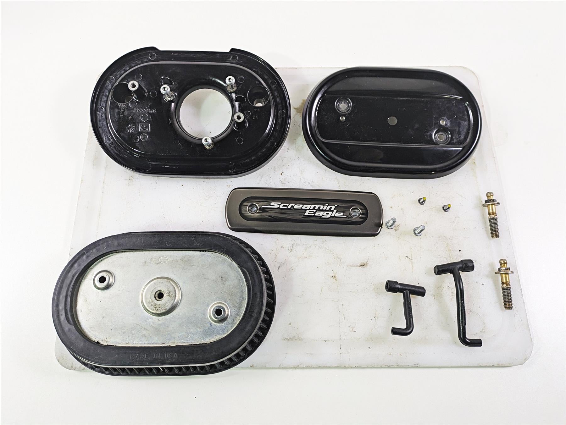 Harley Davidson Touring M8 Milwaukee Eight 114 Screaming Eagle Air Filter Breather Cleaner Set 29000148 {{ shop.shopifyCountryName }} - Mototech271