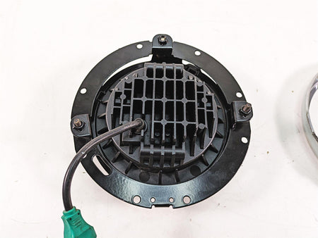 2012 Harley FLD Dyna Switchback Led Headlight + Oem Chrome Ring 67712-83B {{ shop.shopifyCountryName }} - Mototech271