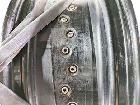 2009 Harley FLSTSB Cross Bones 17x6 Rear Wheel Rim - Read 44936-08 {{ shop.shopifyCountryName }} - Mototech271
