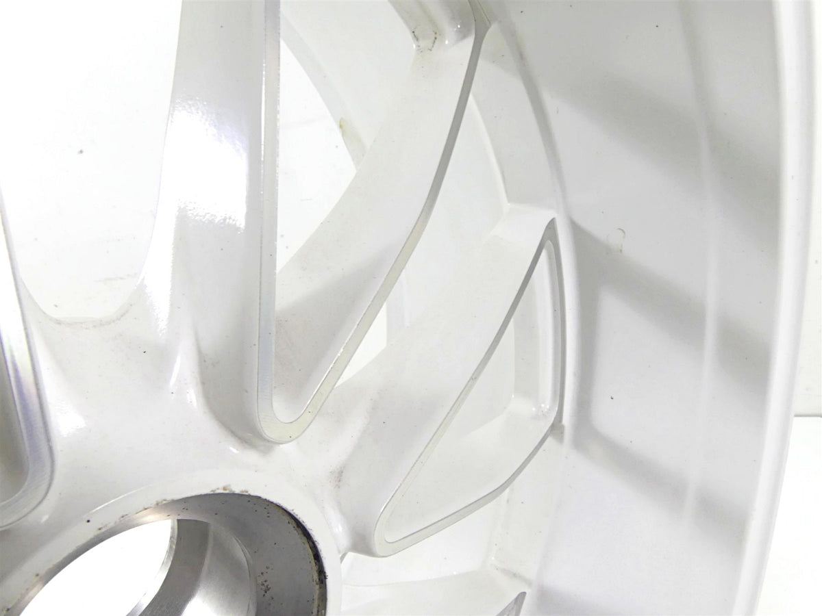 2013 Ducati Diavel Red Straight White Rear Wheel Rim 17x6 50211421A {{ shop.shopifyCountryName }} - Mototech271