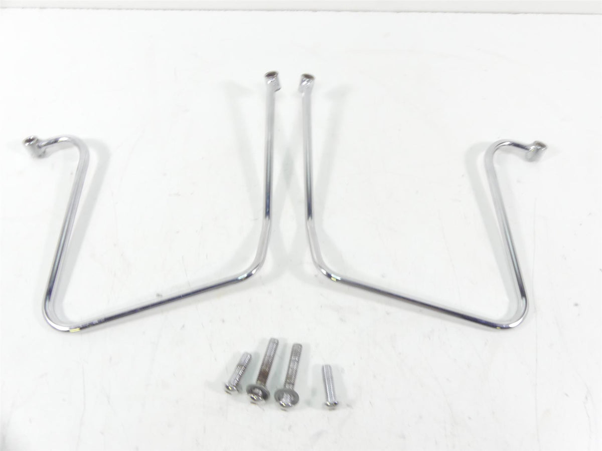 1995 Harley Dyna FXDL Low Rider Chrome Saddlebag Rail Holder Mounts {{ shop.shopifyCountryName }} - Mototech271