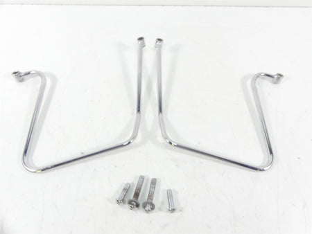 1995 Harley Dyna FXDL Low Rider Chrome Saddlebag Rail Holder Mounts {{ shop.shopifyCountryName }} - Mototech271