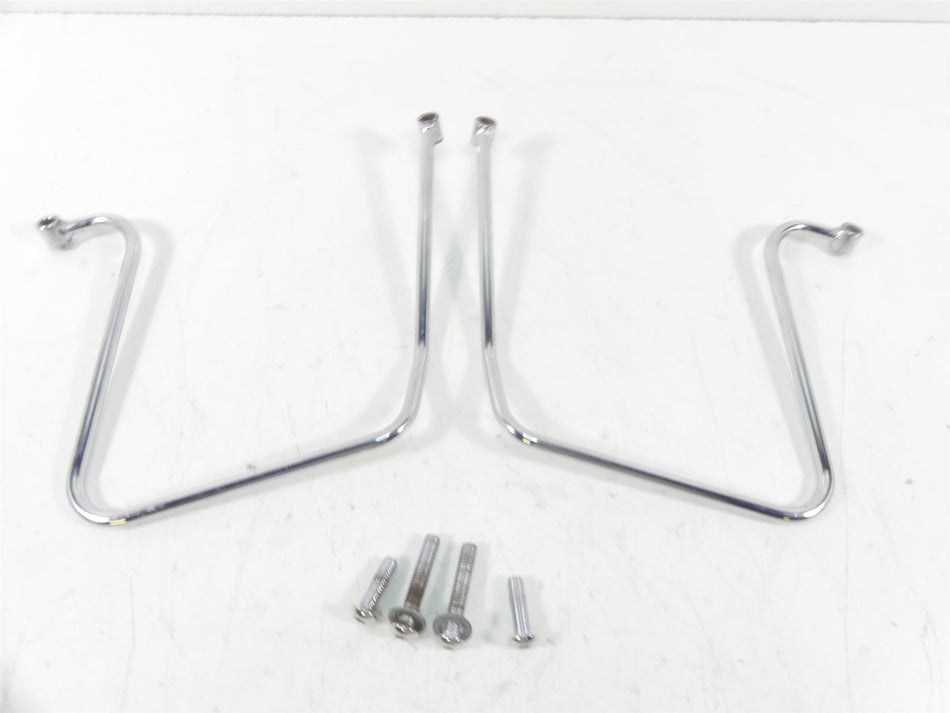 1995 Harley Dyna FXDL Low Rider Chrome Saddlebag Rail Holder Mounts {{ shop.shopifyCountryName }} - Mototech271