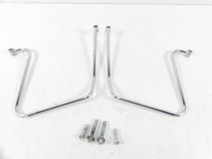 1995 Harley Dyna FXDL Low Rider Chrome Saddlebag Rail Holder Mounts | Mototech271