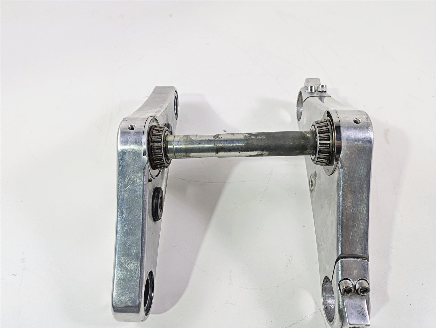 2002 Big Dog Pitbull Upper Lower Triple Tree Steering Clamp Set {{ shop.shopifyCountryName }} - Mototech271