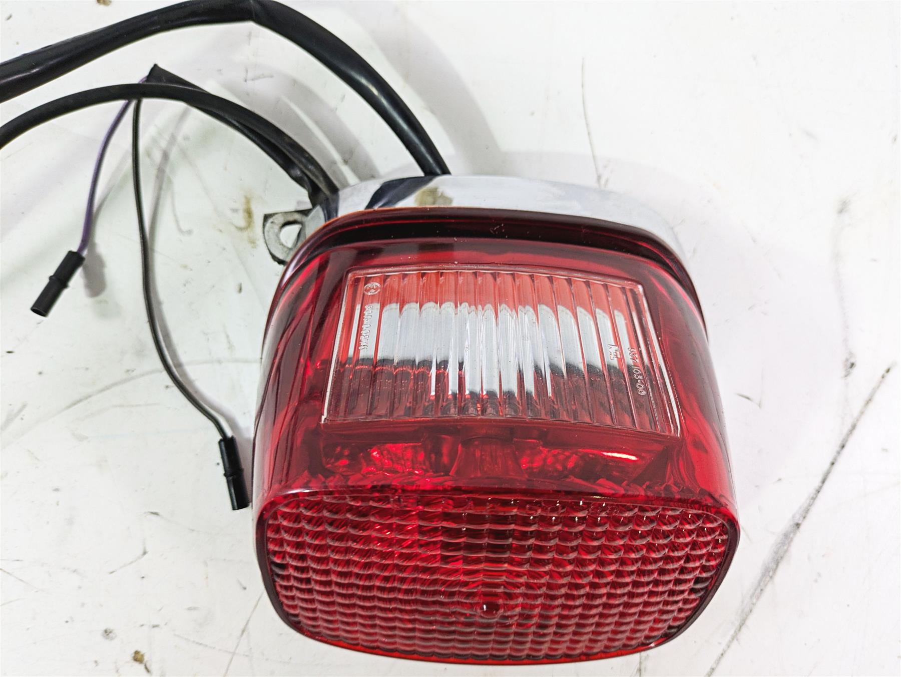 1992 Harley FLSTC Softail Heritage Taillight Tail Light & Wiring 68008-73B {{ shop.shopifyCountryName }} - Mototech271