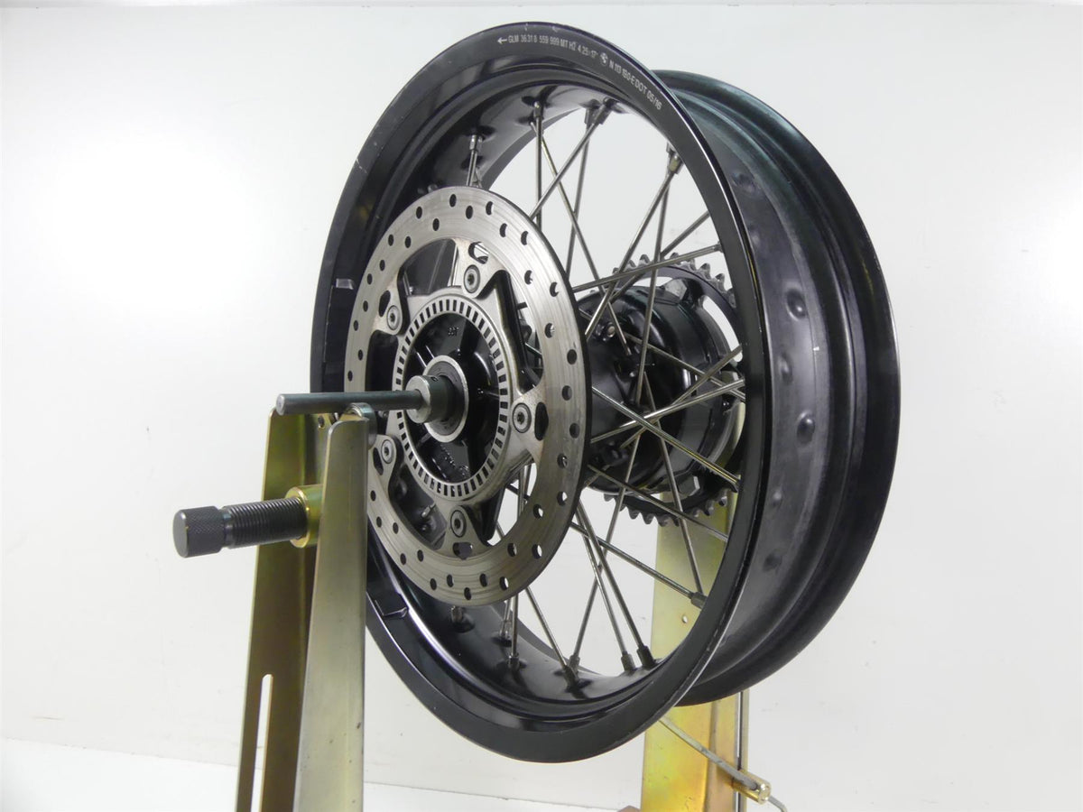 2017 BMW F800GS K72 Straight Rear Wheel Rim 17x4.25 36317719727 36318564177 {{ shop.shopifyCountryName }} - Mototech271