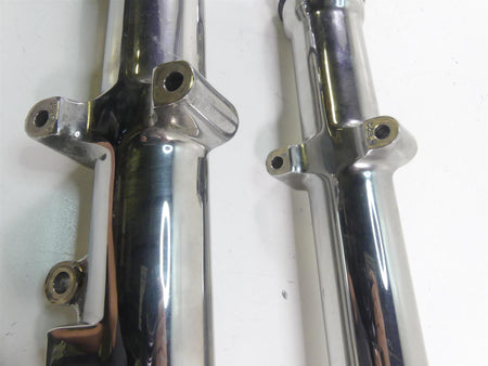 2004 Harley FXDWGI Dyna Wide Glide Chrome Front Fork Leg Set - Read 46004-00 {{ shop.shopifyCountryName }} - Mototech271