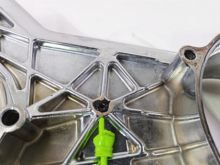2002 Big Dog Pitbull Chrome Inner Primary Drive Clutch Cover {{ shop.shopifyCountryName }} - Mototech271