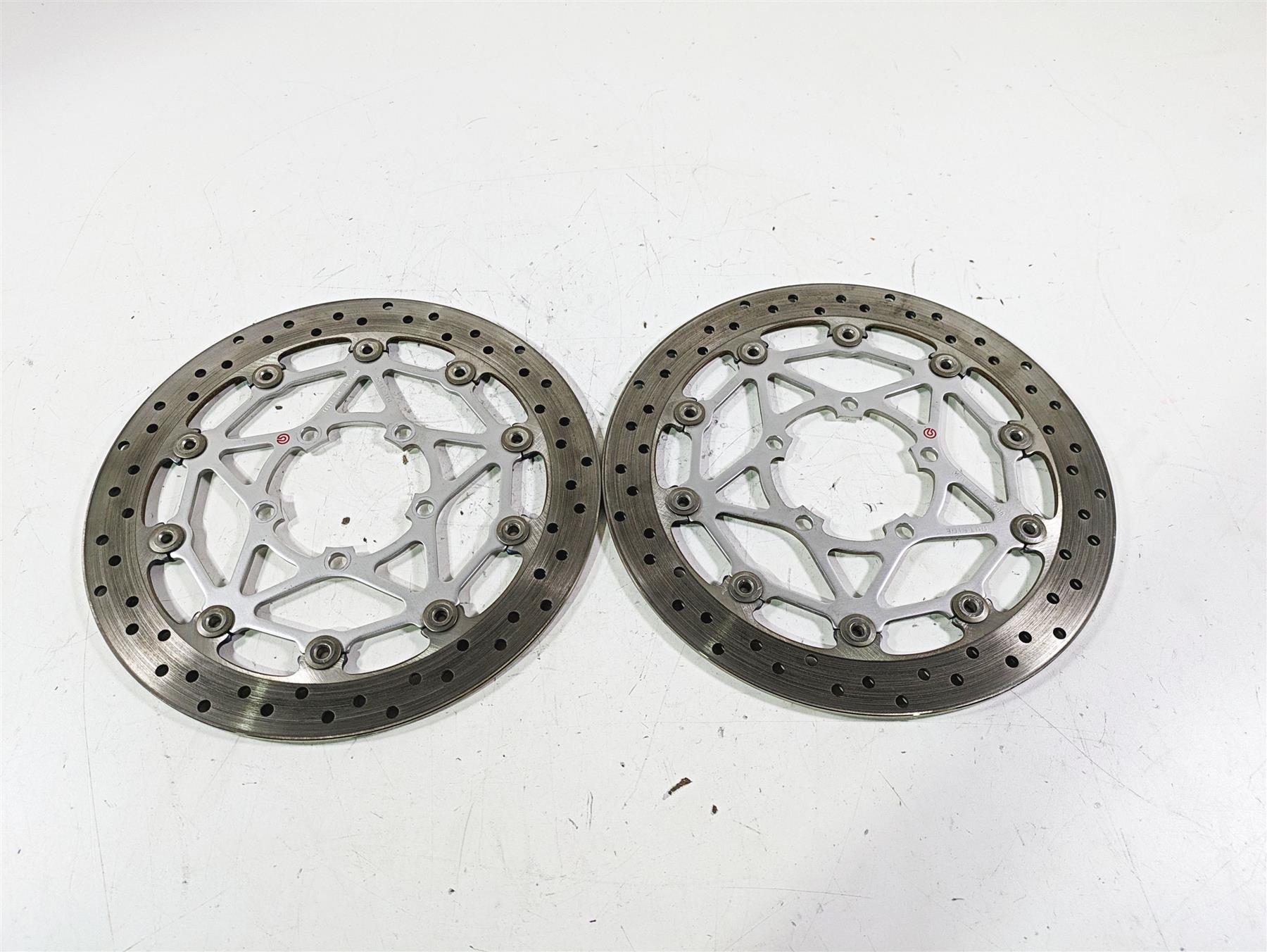 2023 Triumph Street Triple 765 RS Brembo Front Brake Rotor Disc Set 2k T2022080 {{ shop.shopifyCountryName }} - Mototech271
