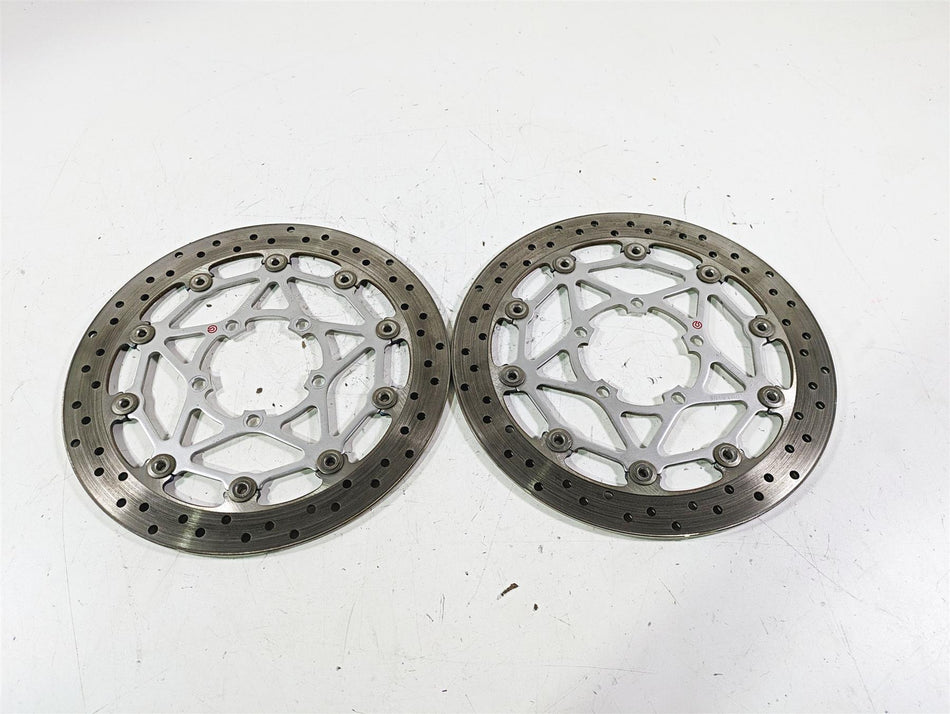 2023 Triumph Street Triple 765 RS Brembo Front Brake Rotor Disc Set 2k T2022080 {{ shop.shopifyCountryName }} - Mototech271