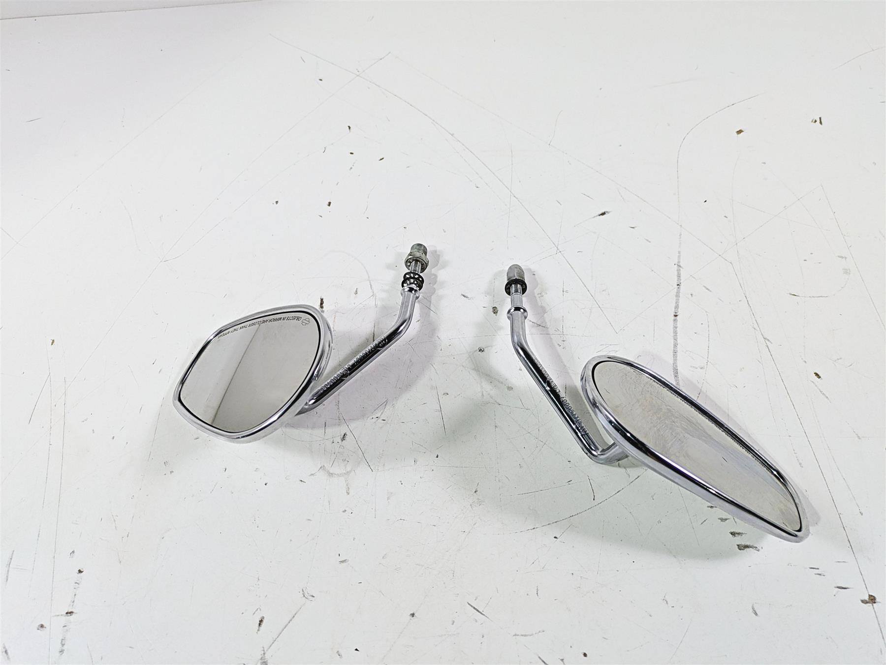 2015 Harley FXDL Dyna Low Rider Chrome Rear View Mirror Set 91840-03B 91845-03B {{ shop.shopifyCountryName }} - Mototech271