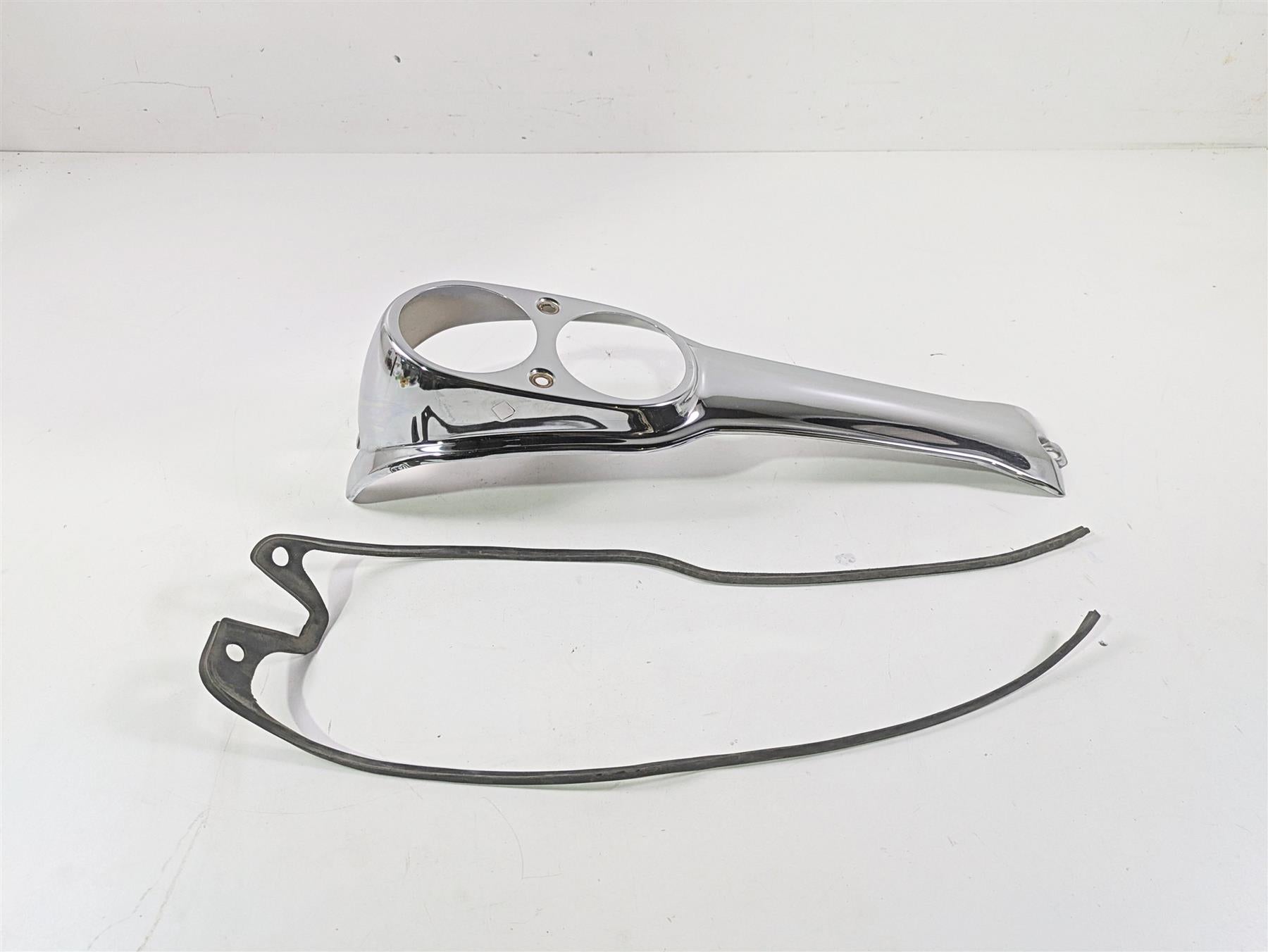 2008 Harley FXDL Dyna Low Rider 105TH Chrome Tank Console Gauge Cover 61695-05 {{ shop.shopifyCountryName }} - Mototech271