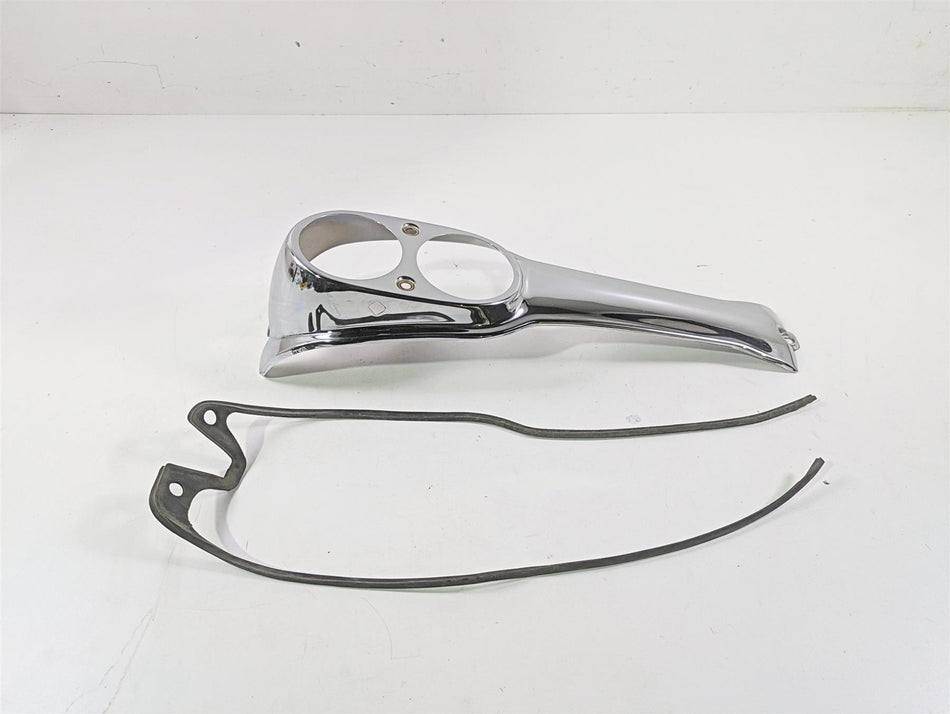 2008 Harley FXDL Dyna Low Rider 105TH Chrome Tank Console Gauge Cover 61695-05 {{ shop.shopifyCountryName }} - Mototech271