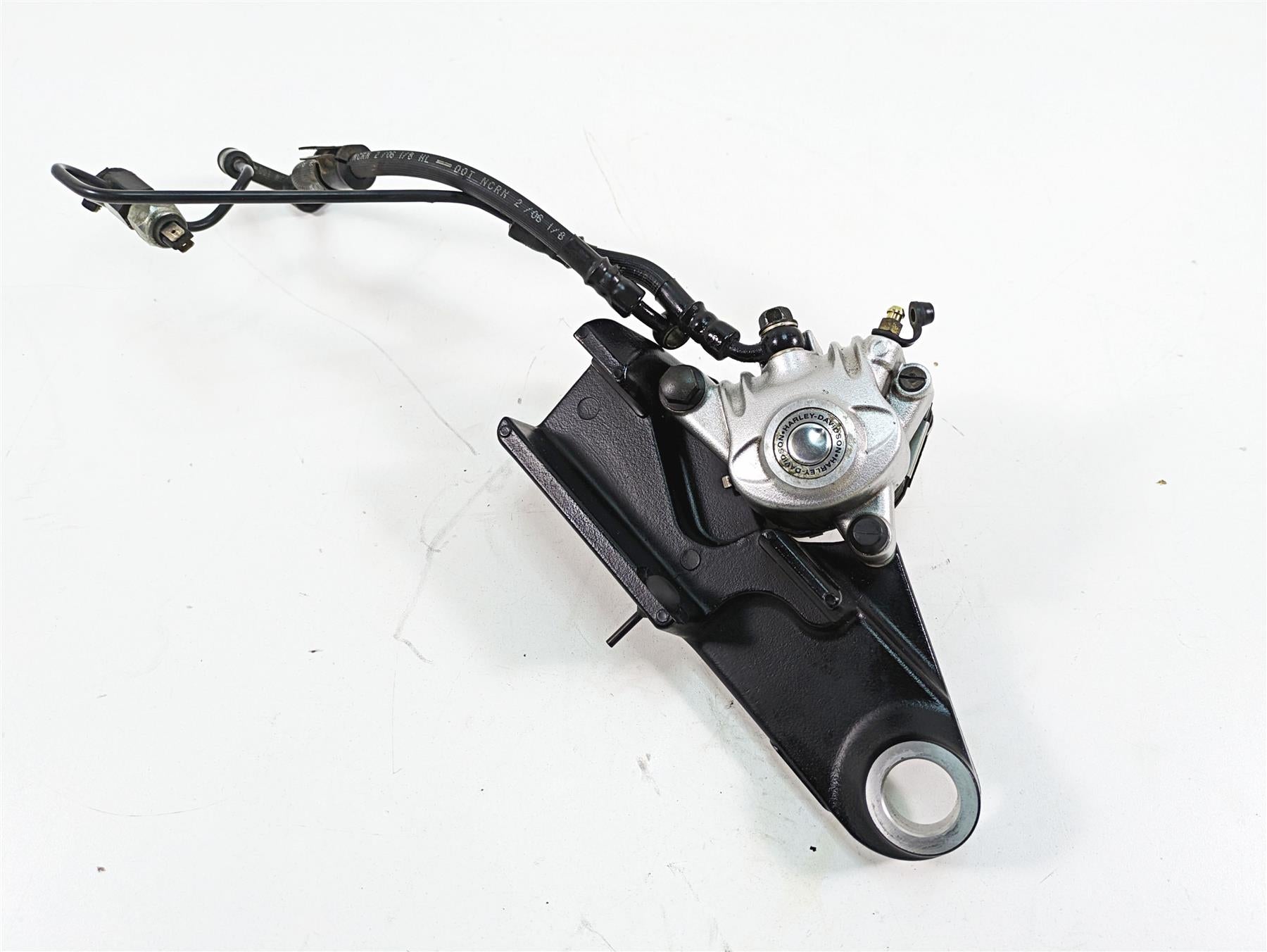 2006 Harley Sportster XL1200 Rear Brake Caliper + Bracket & Line 40968-05A {{ shop.shopifyCountryName }} - Mototech271