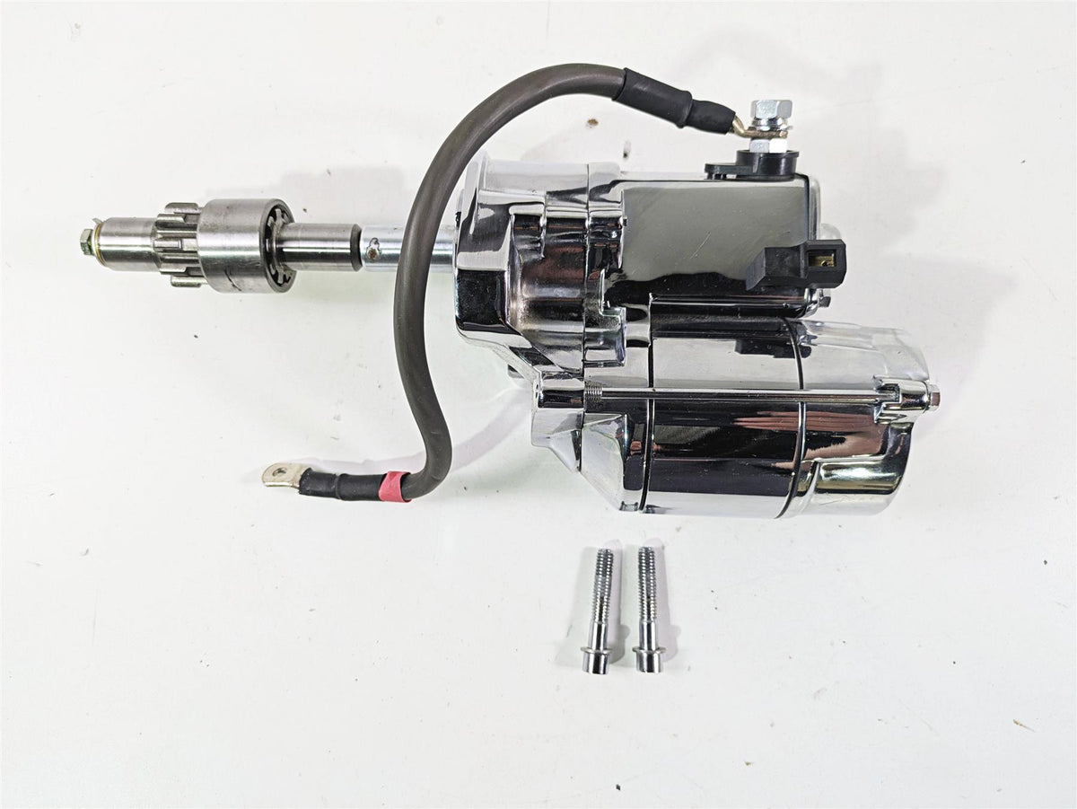 2008 Ultima Motorcycles Fat Bastard Chrome Engine Starter Motor 70-2220805 {{ shop.shopifyCountryName }} - Mototech271