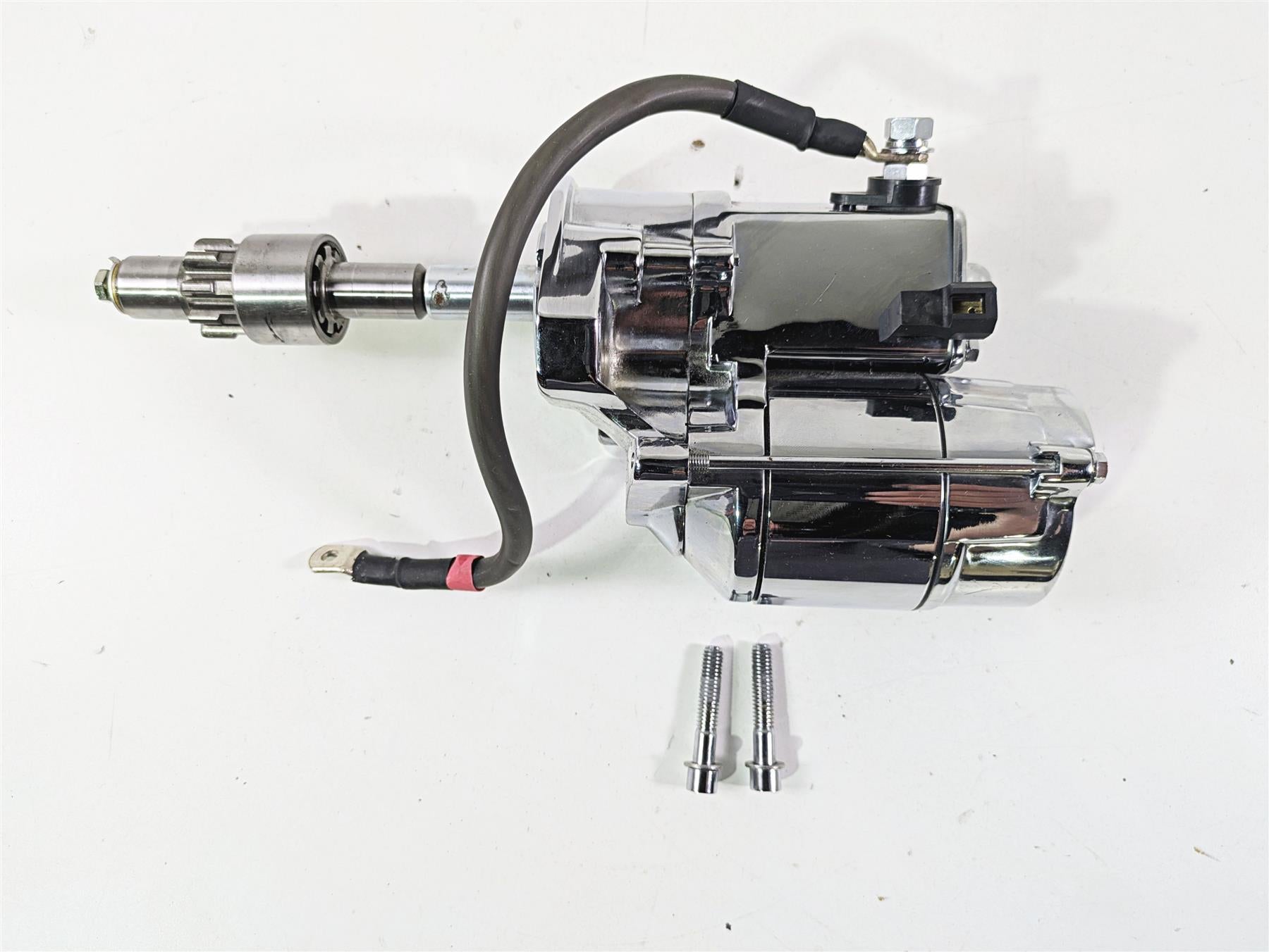 2008 Ultima Motorcycles Fat Bastard Chrome Engine Starter Motor 70-2220805 {{ shop.shopifyCountryName }} - Mototech271