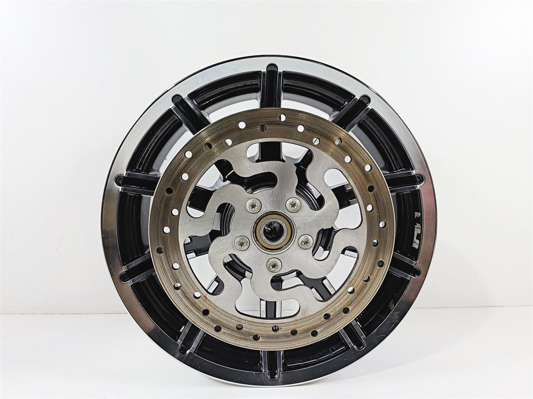 2014 Harley Touring FLHTK Electra Glide Nice Impeller Contrast Rear Wheel Rim 16x5 40900391-Mototech271