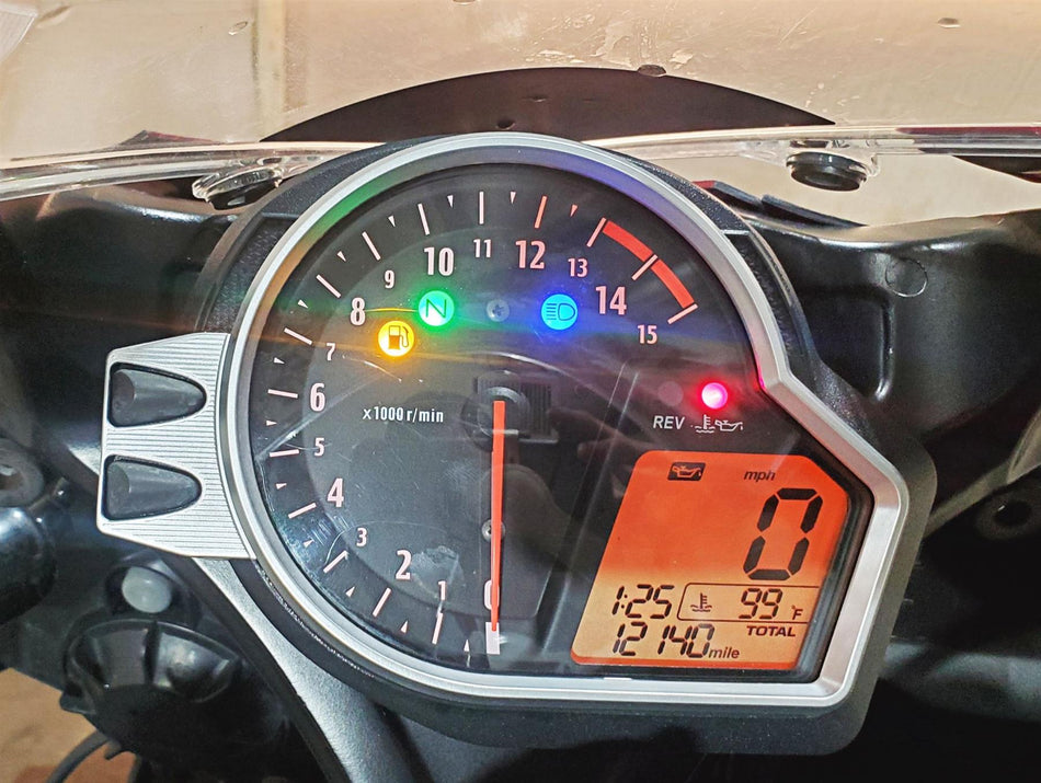 2008 Honda CBR1000RR SC59 Speedometer Gauges Instrument - 12k 37100-MFL-671 {{ shop.shopifyCountryName }} - Mototech271