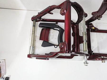 2008 Harley FXCWC Softail Rocker Frame Chassis + Swingarm Red Pearl With Salvage Texas Title 47167-08COZ {{ shop.shopifyCountryName }} - Mototech271