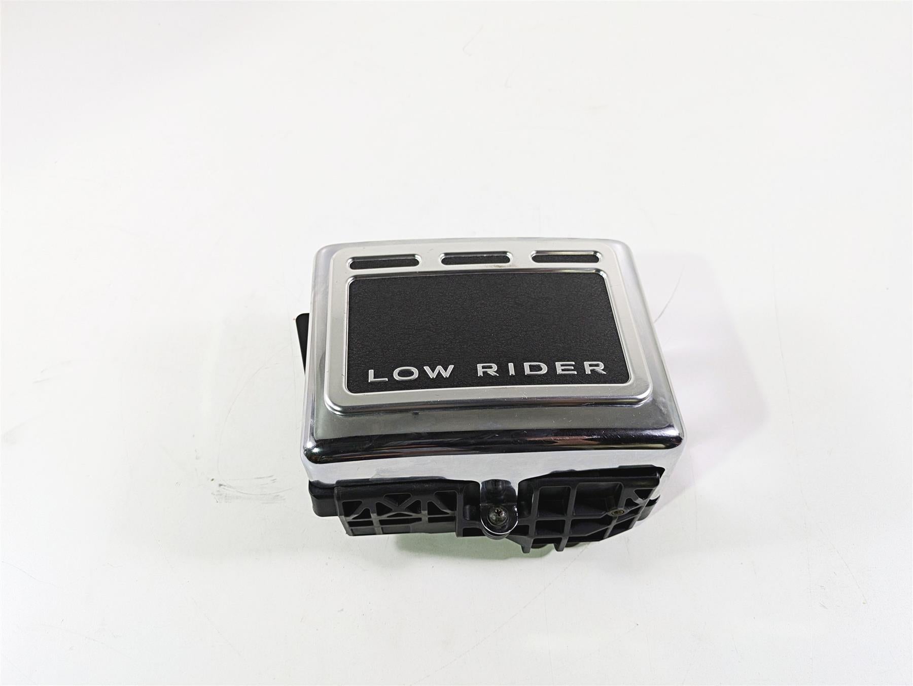 2014 Harley FXDL Dyna Low Rider Battery Tray & Chrome Cover 61300151 70379-06B