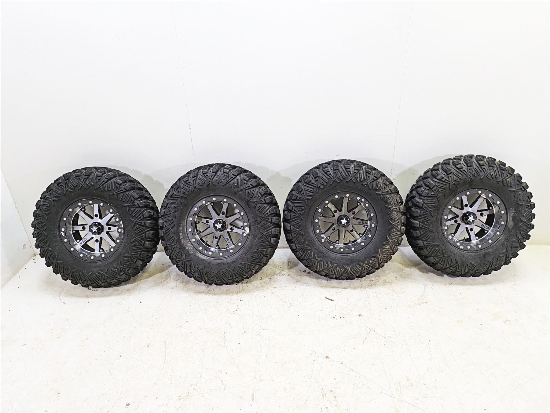 2021 Polaris RZR1000 XP Premium Msa 14x7 Wheels & Pro Armor Tires Set M21-04737 | Mototech271