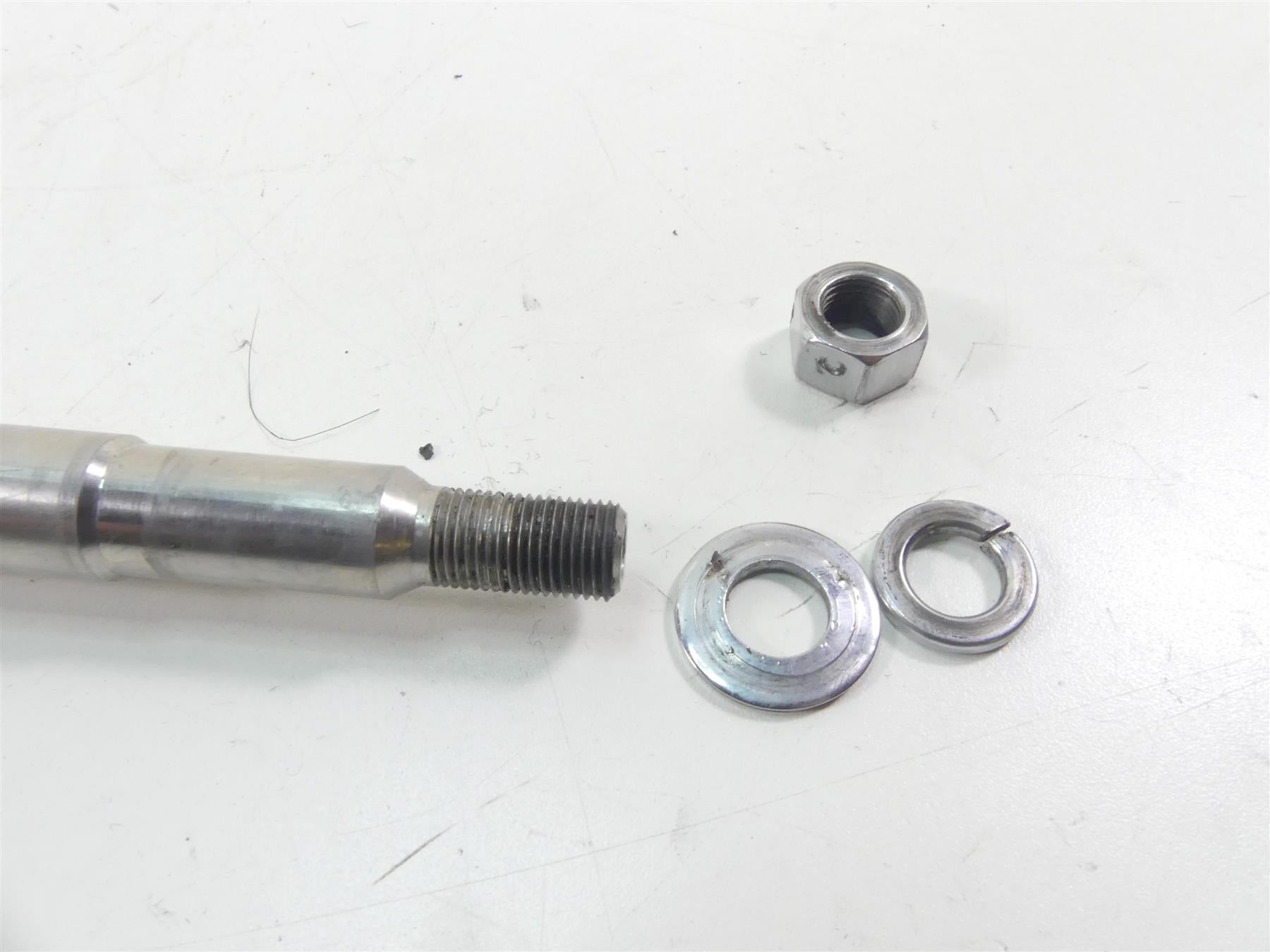 2004 Harley FXDWGI Dyna Wide Glide Front Axle Wheel Spindle 3/4" 43346-83B {{ shop.shopifyCountryName }} - Mototech271