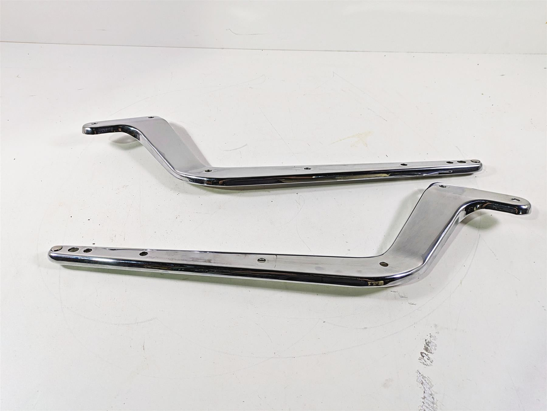 2008 Harley FLSTC Softail Heritage Rear Chrome Fender Strut Cover Set 59955-08 {{ shop.shopifyCountryName }} - Mototech271